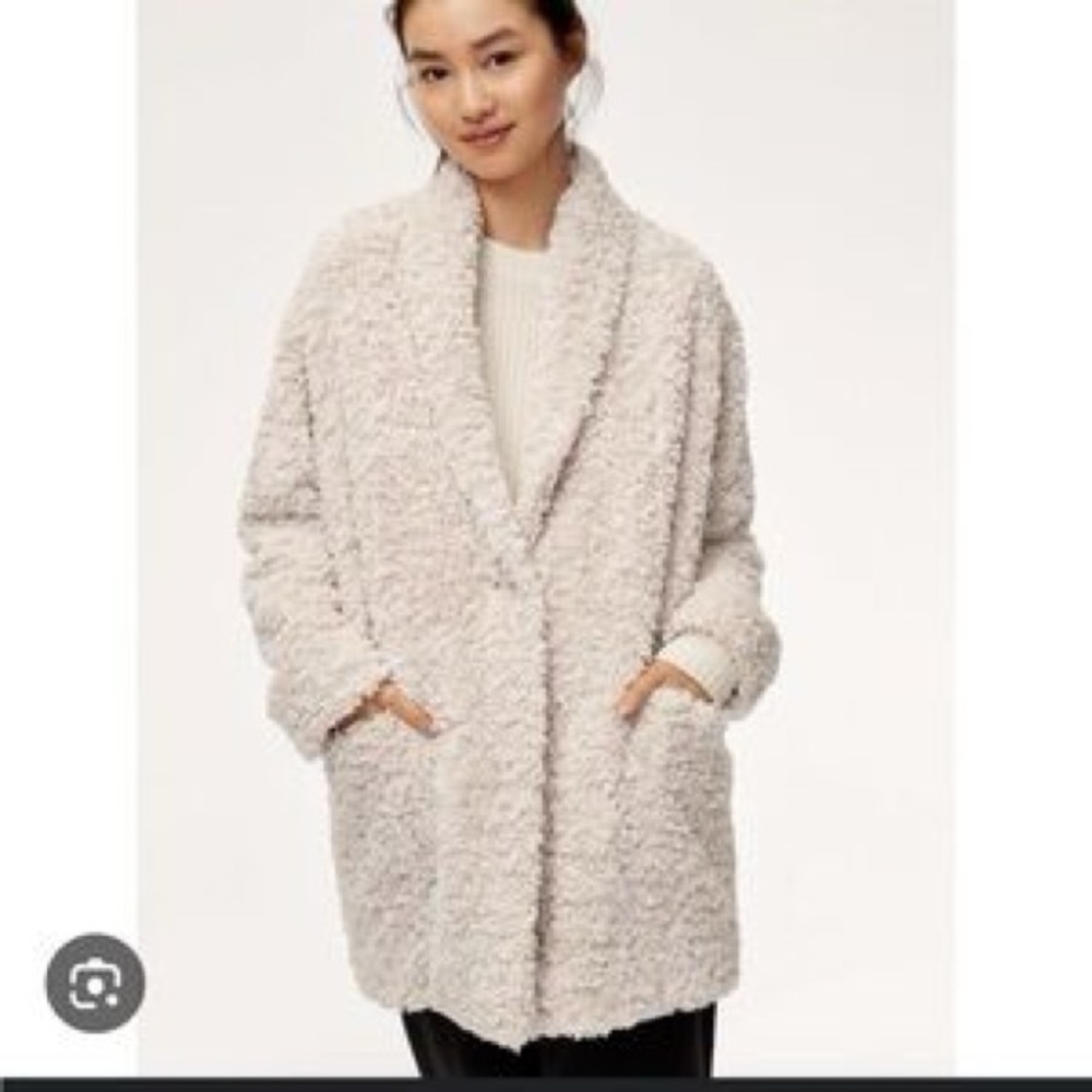 Wilfred Cream Teddy Jacket